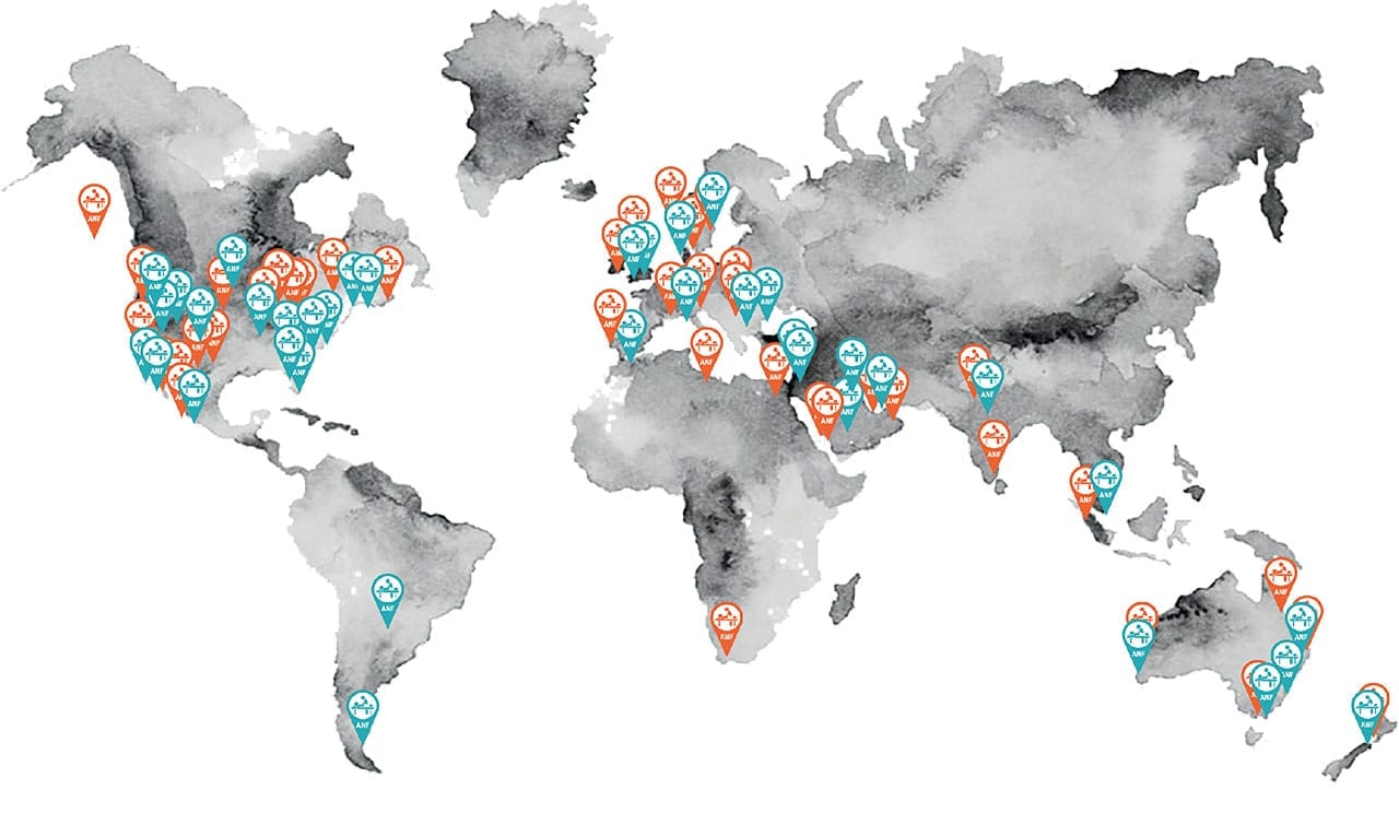 ANF Therapy Therapist Map